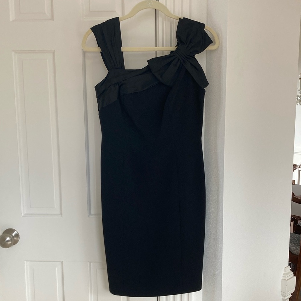 Carmen Marc Valvo Black Dress